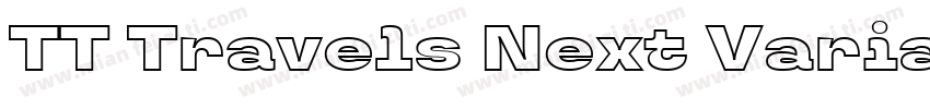 TT Travels Next Variable字体转换